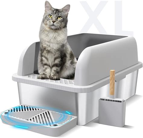 space gray stainless steel box|Lunar Mission Litter Box .